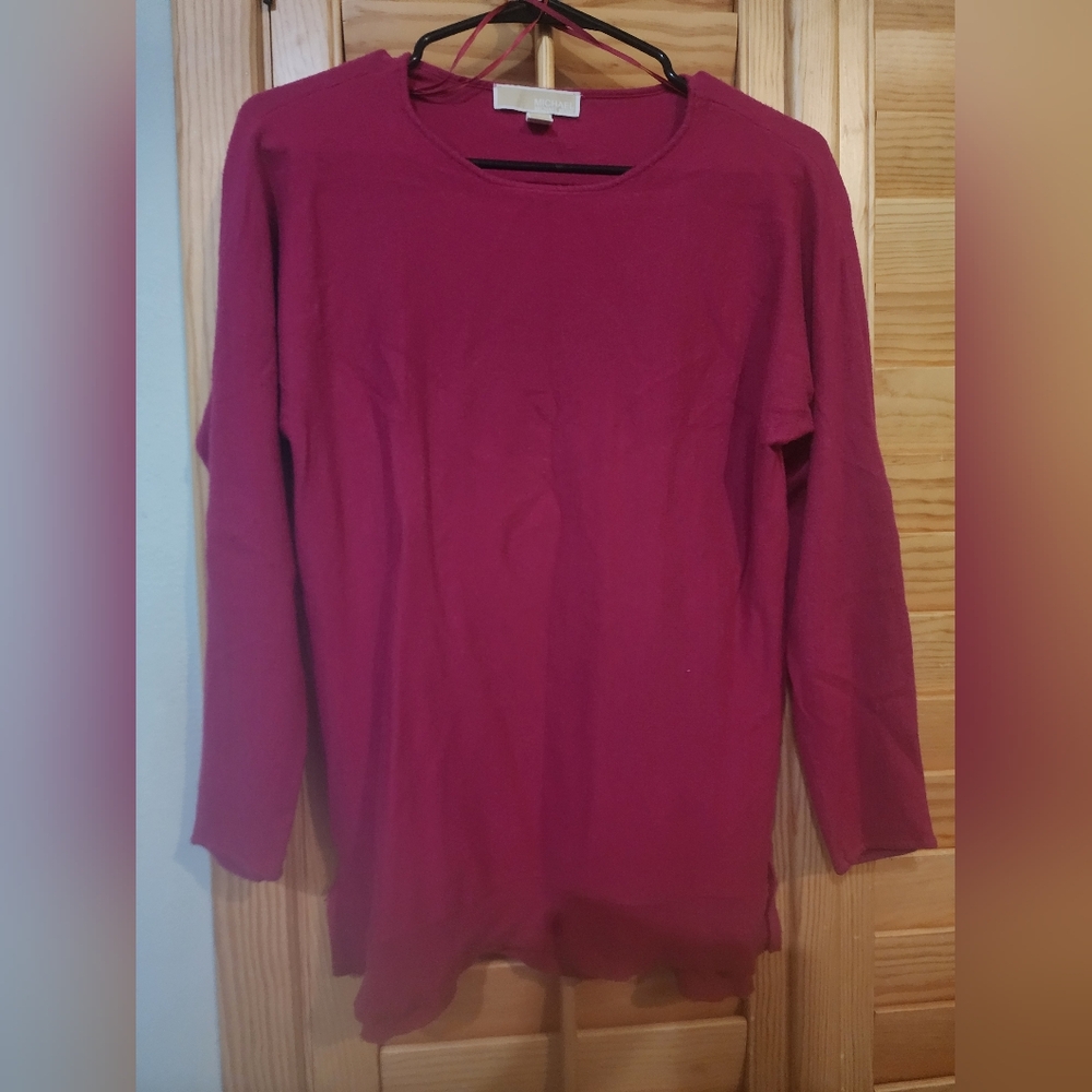 Michaels Women's Long Sleeve Top - Deep Pink
